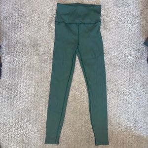 Carbon38 ribbed regular rise 7/8 legging